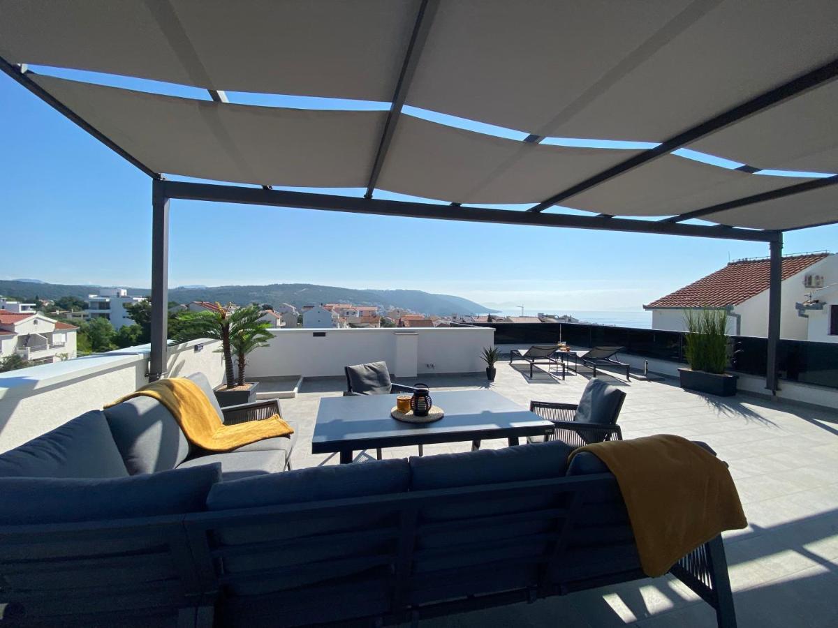 Apartment Agnes With 63 M2 Rooftop Terrace, Grill And Pool Округ-Горній Екстер'єр фото